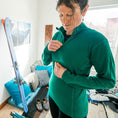 Load image into Gallery viewer, Midweight Women's Wool 1/4 Zip - 100% Merino Wool
