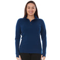 Load image into Gallery viewer, Midweight Women's Wool 1/4 Zip - 100% Merino Wool
