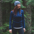 Load image into Gallery viewer, Midweight Women's Wool 1/4 Zip - 100% Merino Wool
