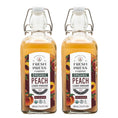 Load image into Gallery viewer, Fresh Press Farms Organic Peach Cider Vinegar with the Mother, 16.4 Fl Oz (Pack of 2), Georgia Grown, Raw, Unfiltered, Certified Whole30, Non-GMO
