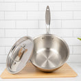 Load image into Gallery viewer, Titanium Series 2 Quart Saucier with Lid
