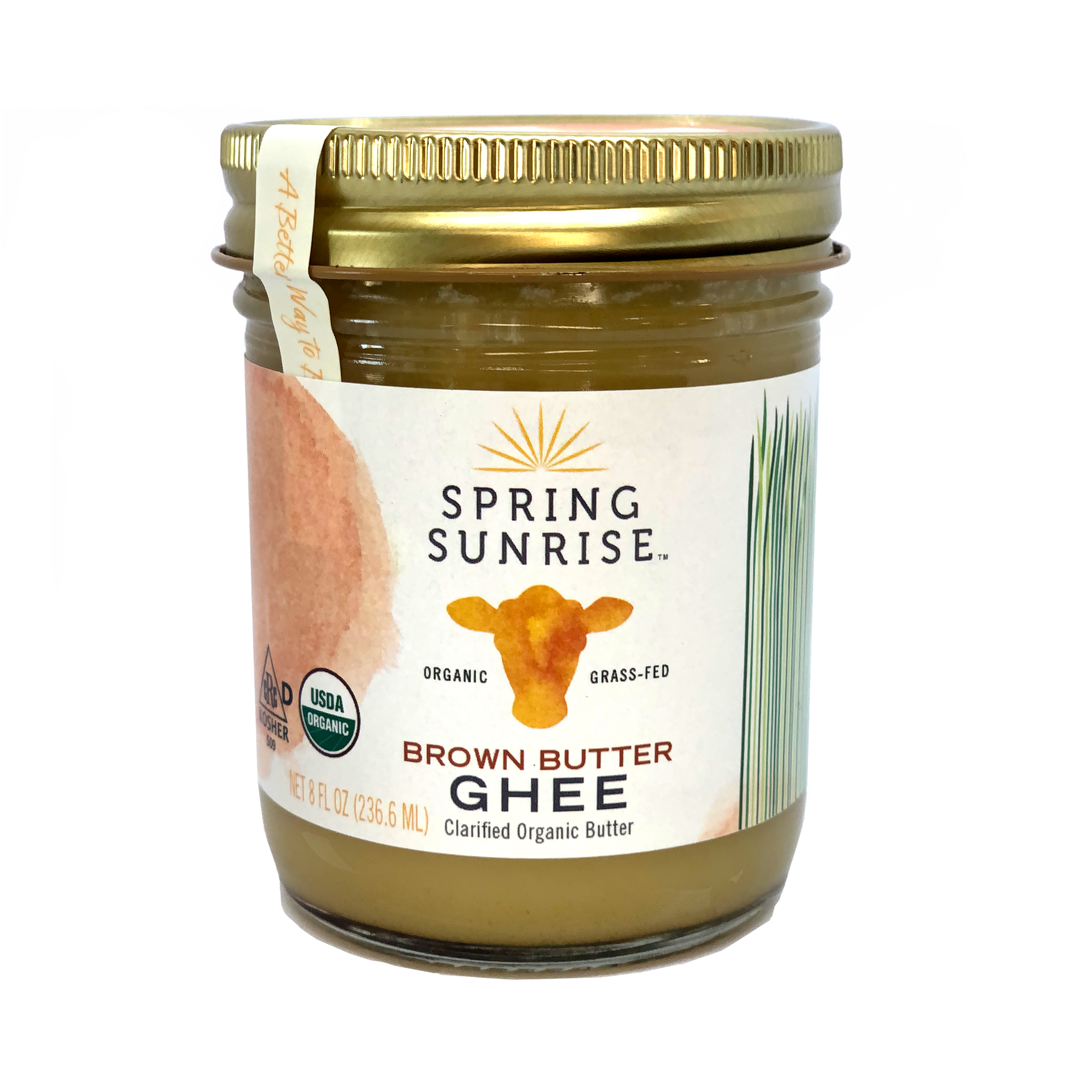 Brown Butter Organic Grass Fed Ghee