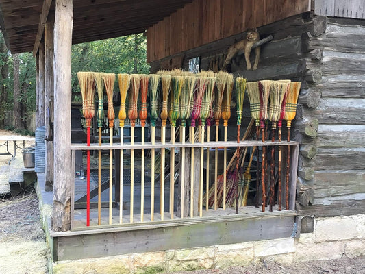 Authentic Handmade Farmhouse Broomcorn Broom