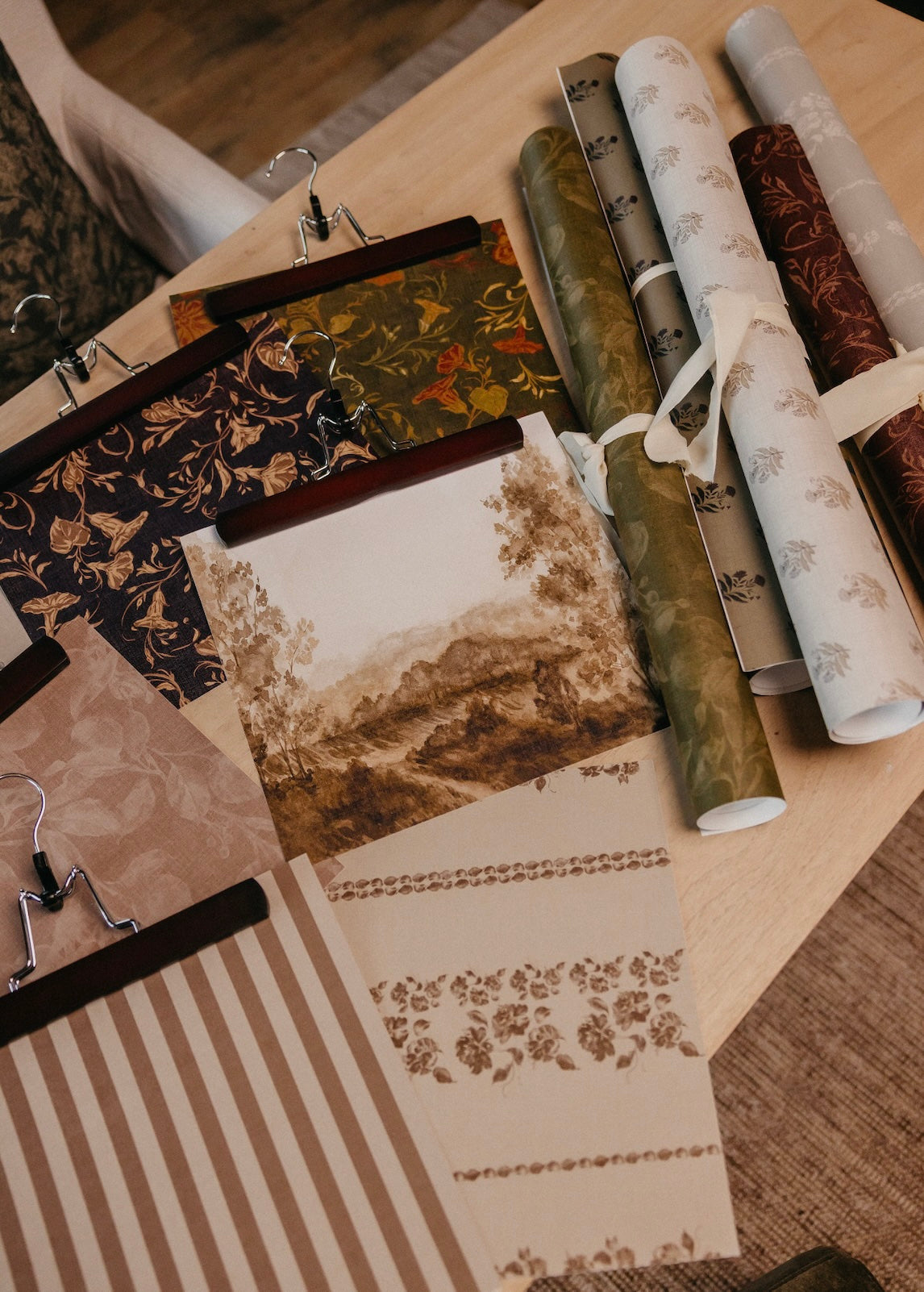 Mulberry Court Wallpaper by Safari Natalia x Taddy Mikelaites