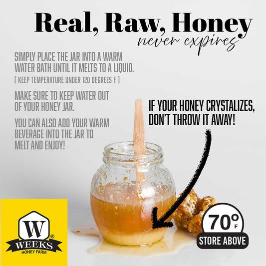 All-Natural Pure Raw Gallberry Honey from South Georgia USA