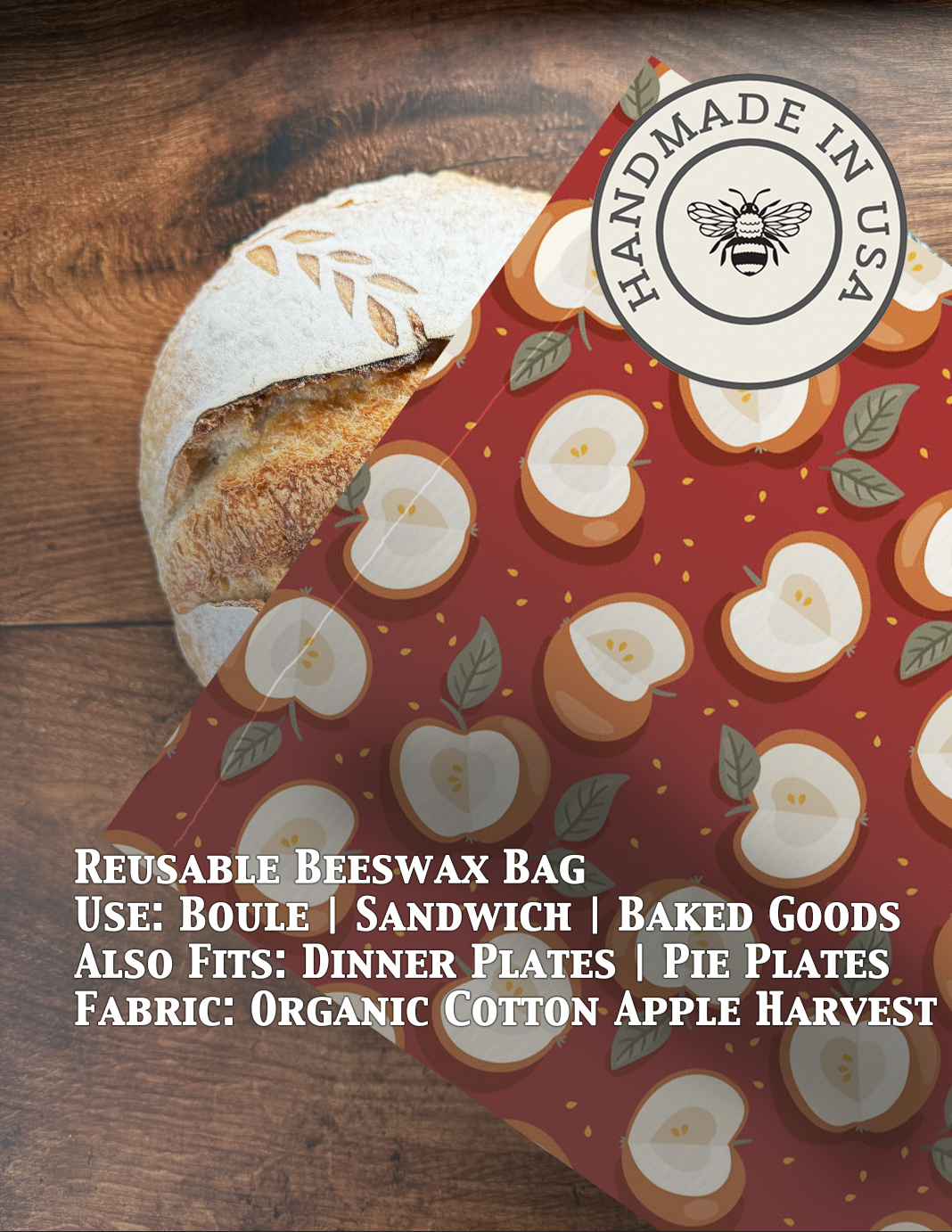 Handmade Bread Bag | Beeswaxed