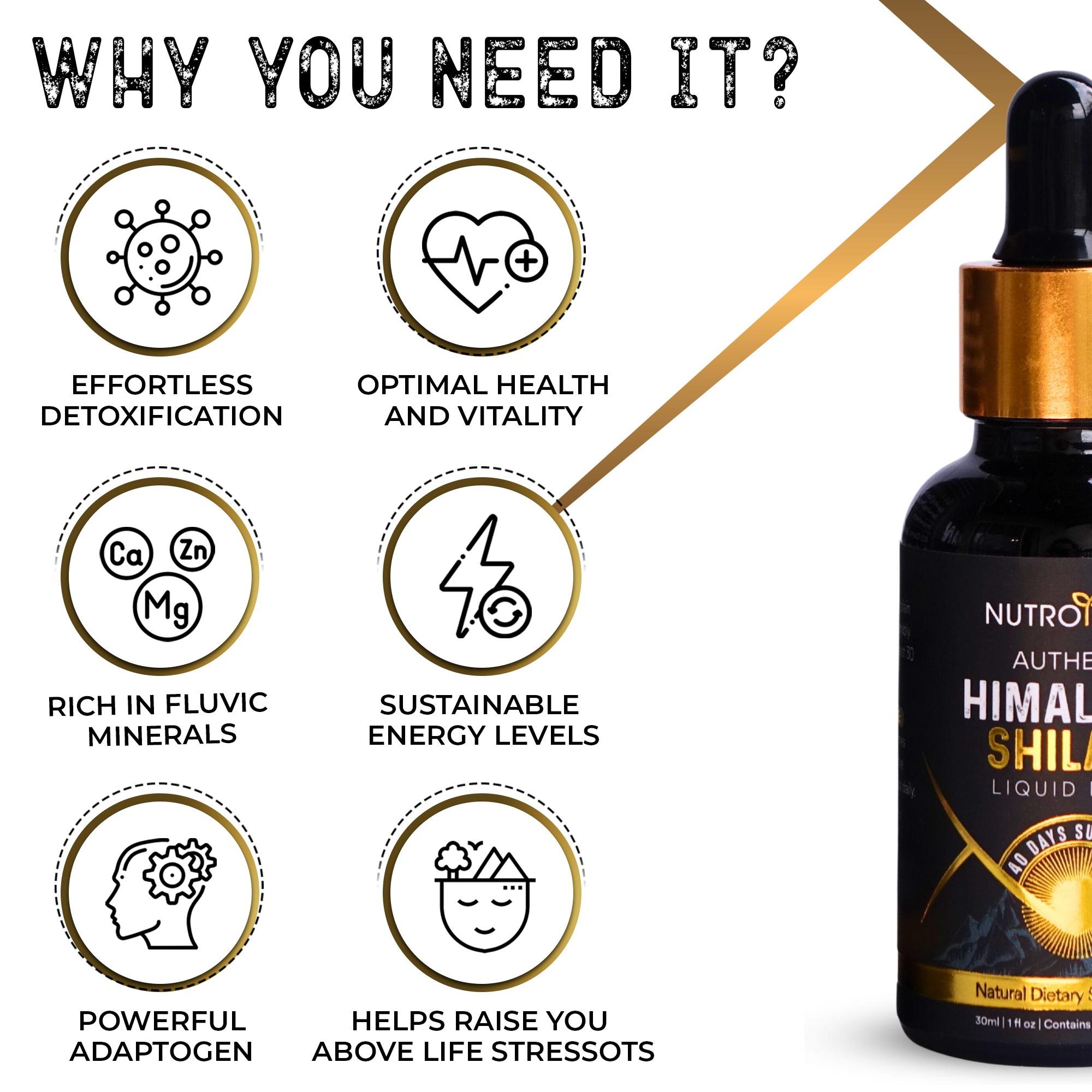 Authentic Himalayan Shilajit® Drops