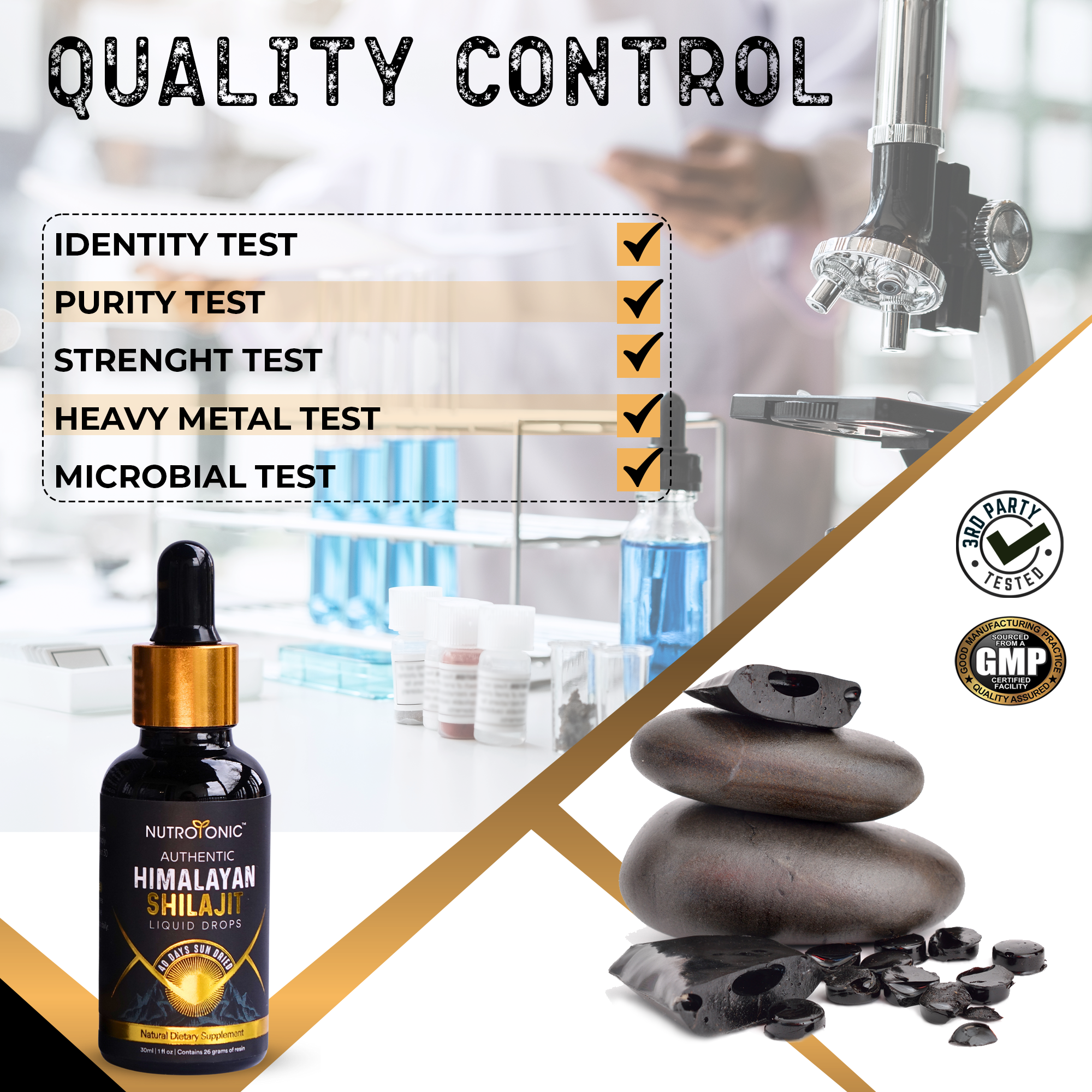 Authentic Himalayan Shilajit® Drops