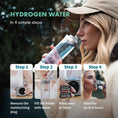 Cargar la imagen en la vista de la galería, PIURIFY Hydrogenator® Hydrogen Water Bottle - Silver
