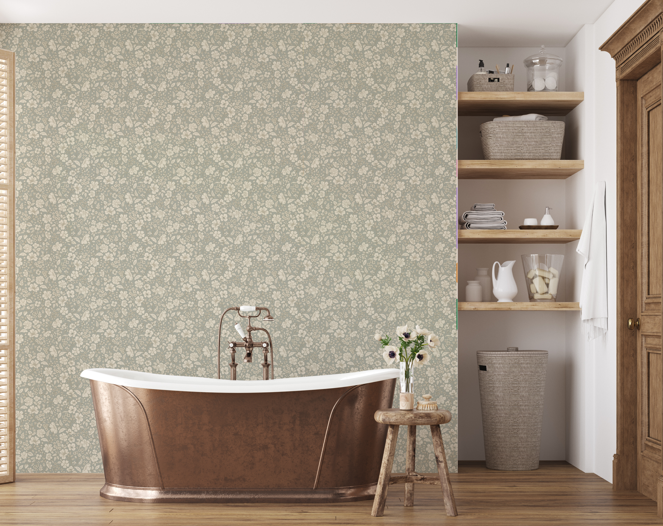 Beatrice Wallpaper by Daphne and Sage
