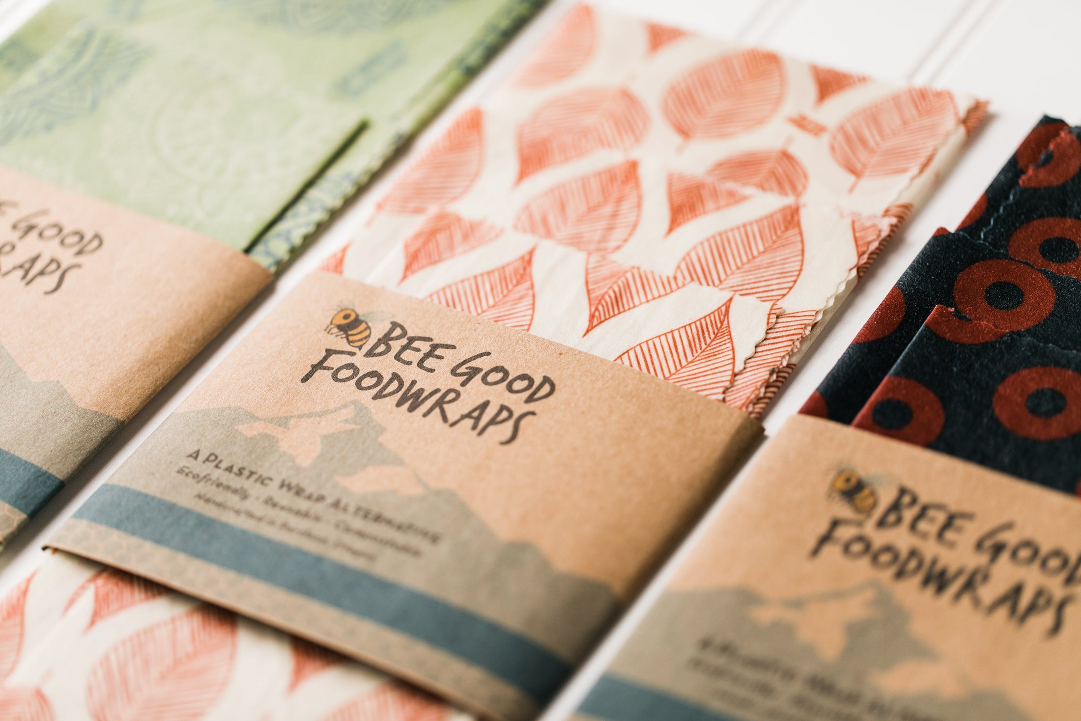Scarlet Leaves Beeswax Wrap Collection