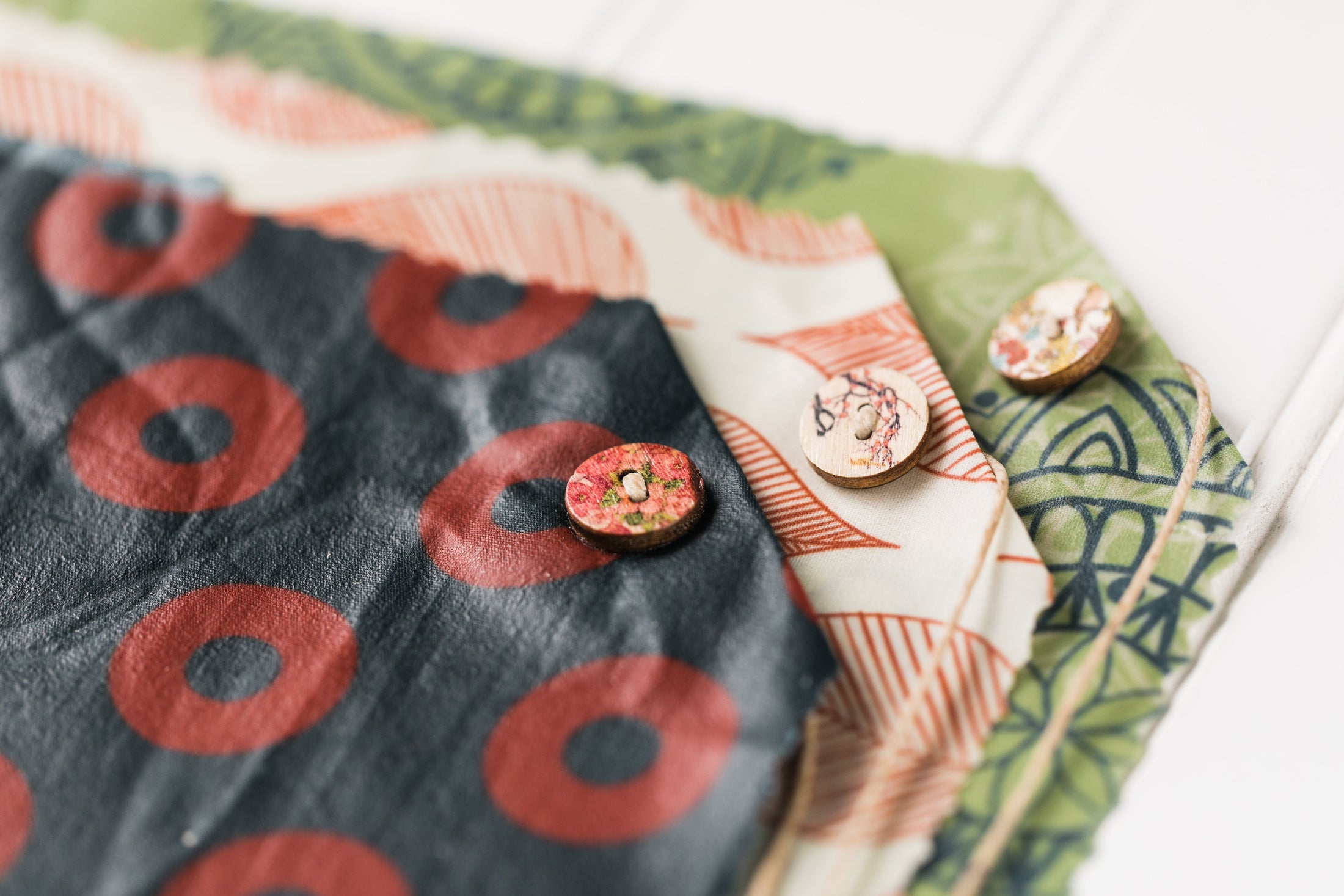 Scarlet Leaves Beeswax Wrap Collection