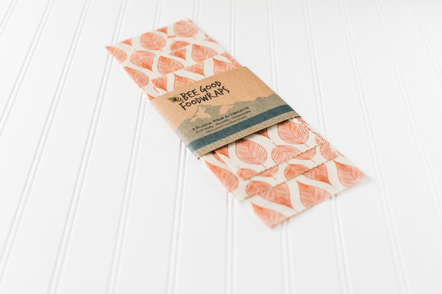 Scarlet Leaves Beeswax Wrap Collection