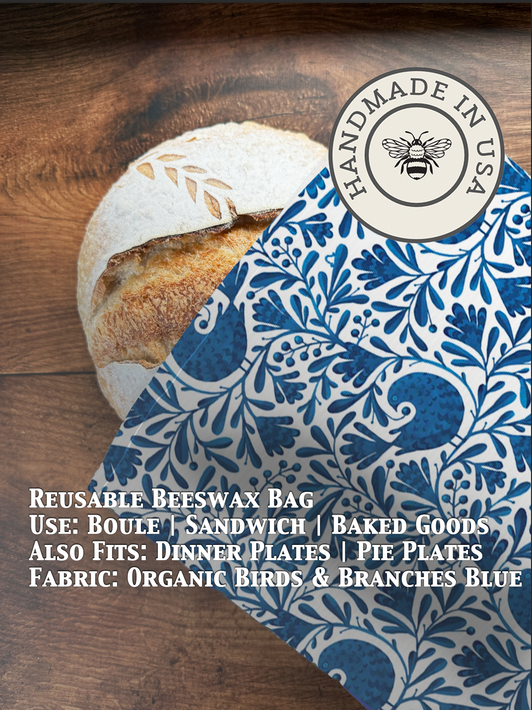 Handmade Bread Bag | Beeswaxed