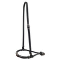 Cargar la imagen en la vista de la galería, Tahoe 5/8" Natural Rawhide Braided Bosal with Rawhide Core & Leather Hanger Versatile Horse Training Gear with Classic Design & Comfortable Fit Black / Tan

