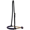 Cargar la imagen en la vista de la galería, Tahoe 5/8" Natural Rawhide Braided Bosal with Rawhide Core & Leather Hanger Versatile Horse Training Gear with Classic Design & Comfortable Fit Purple/ Med Oil
