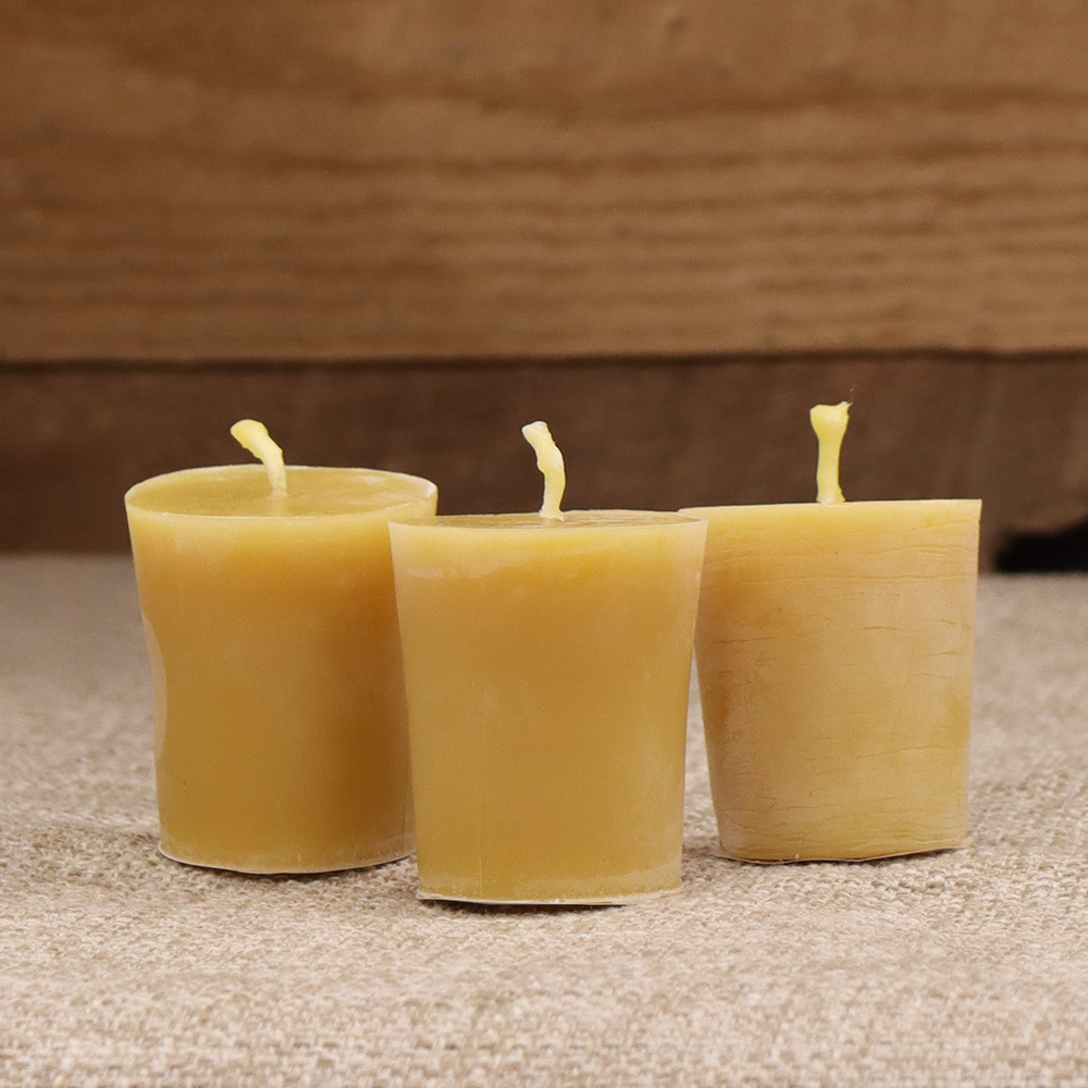 Beeswax Votive Candles 4 Pack