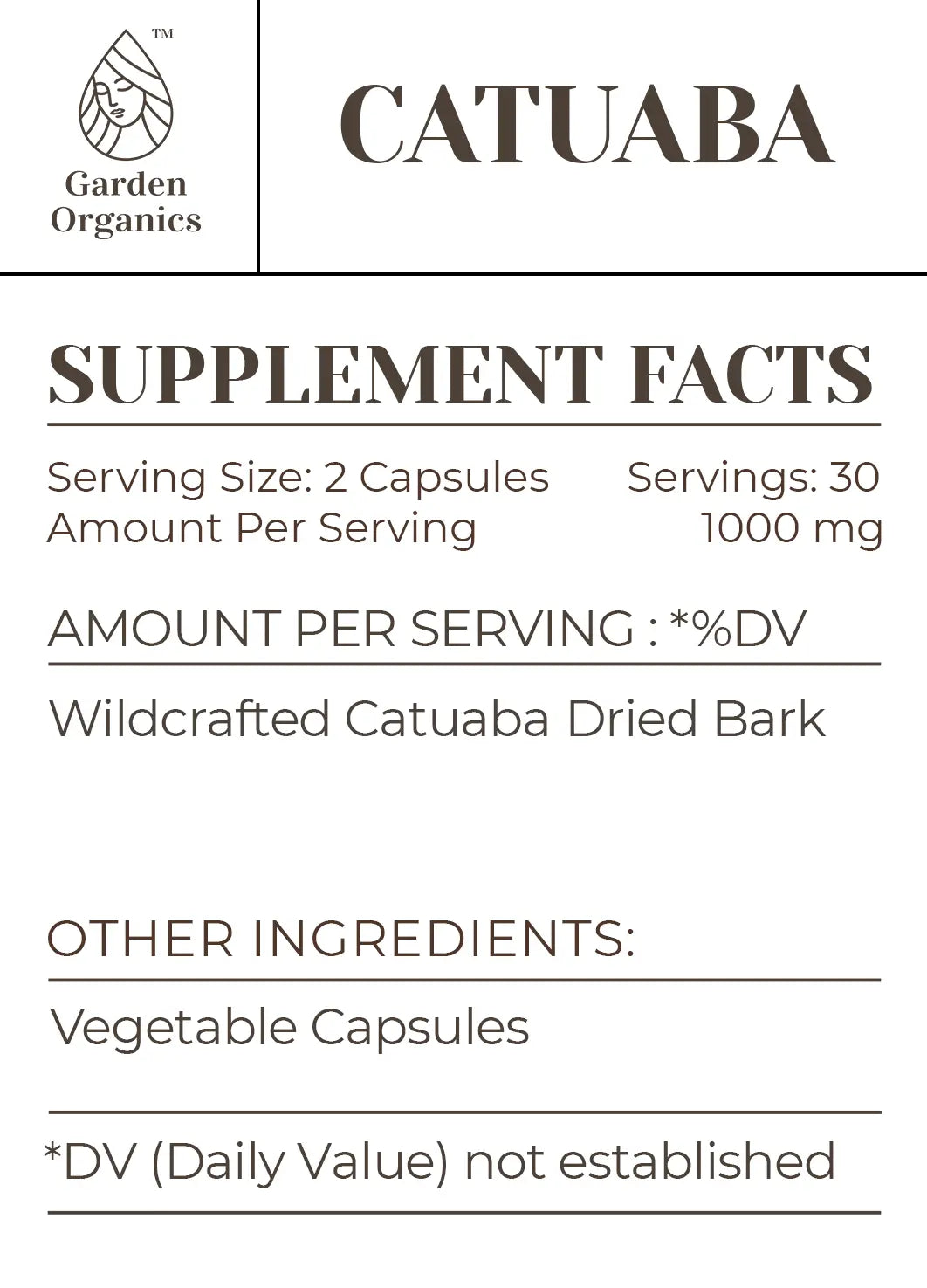 Catuaba Capsules