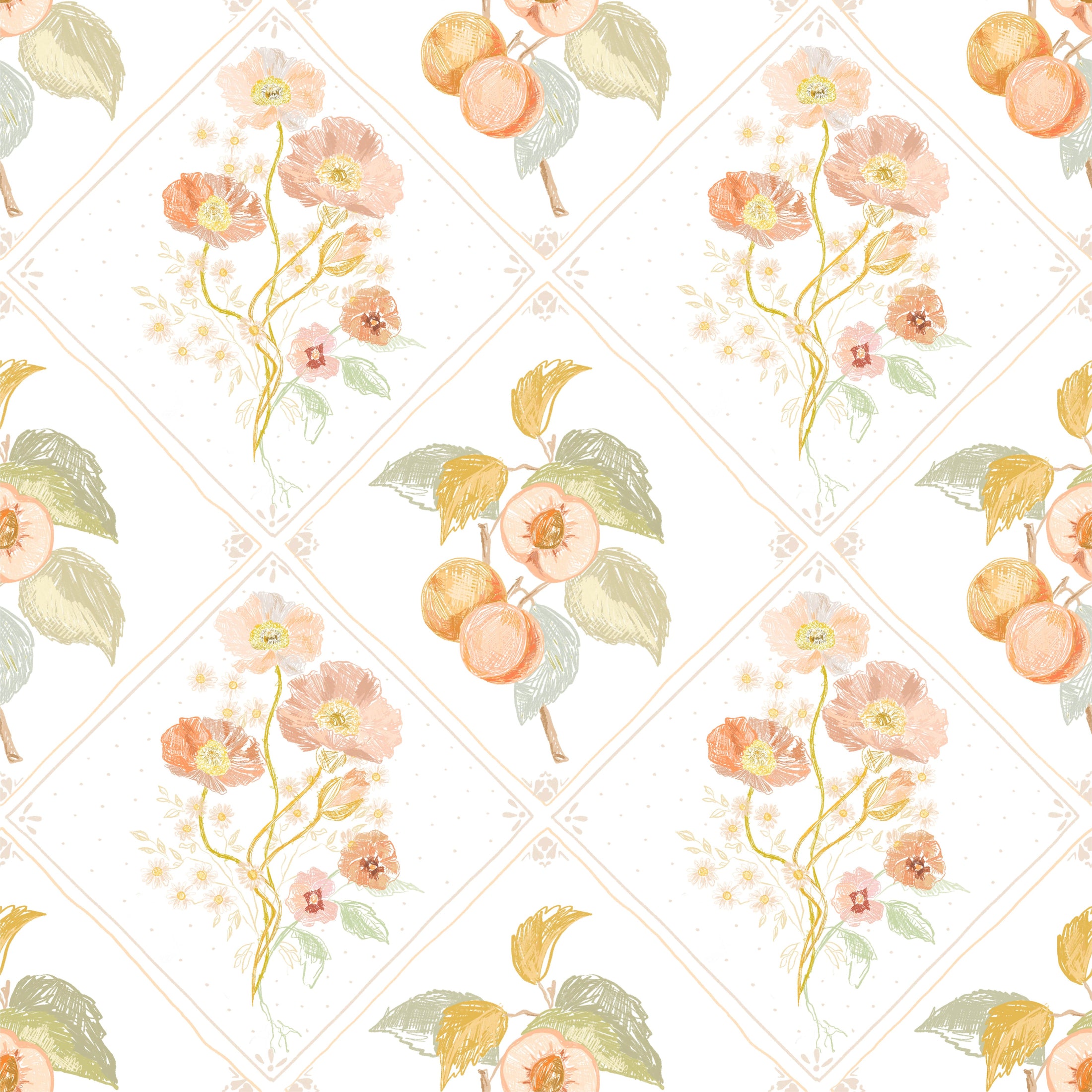 Ingrid Wallpaper by Celeste Clark