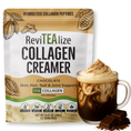 Cargar la imagen en la vista de la galería, Collagen Creamer for Coffee - Grass Fed Collagen Peptides Powder with MCT Oil for Hair, Skin, Nails & Joint Support - Chocolate
