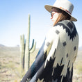 Load image into Gallery viewer, Andean Alpaca Wool Blanket - Midnight
