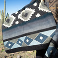 Load image into Gallery viewer, Andean Alpaca Wool Blanket - Midnight
