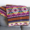 Load image into Gallery viewer, Andean Alpaca Wool Blanket - Amethyst
