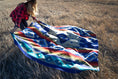 Load image into Gallery viewer, Andean Alpaca Wool Blanket - Ocean Breeze
