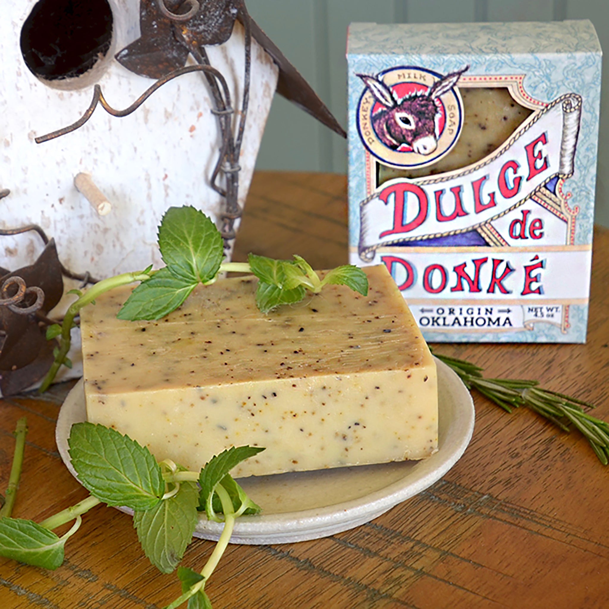 Rosemary Mint Donkey Milk Soap 4.5 oz