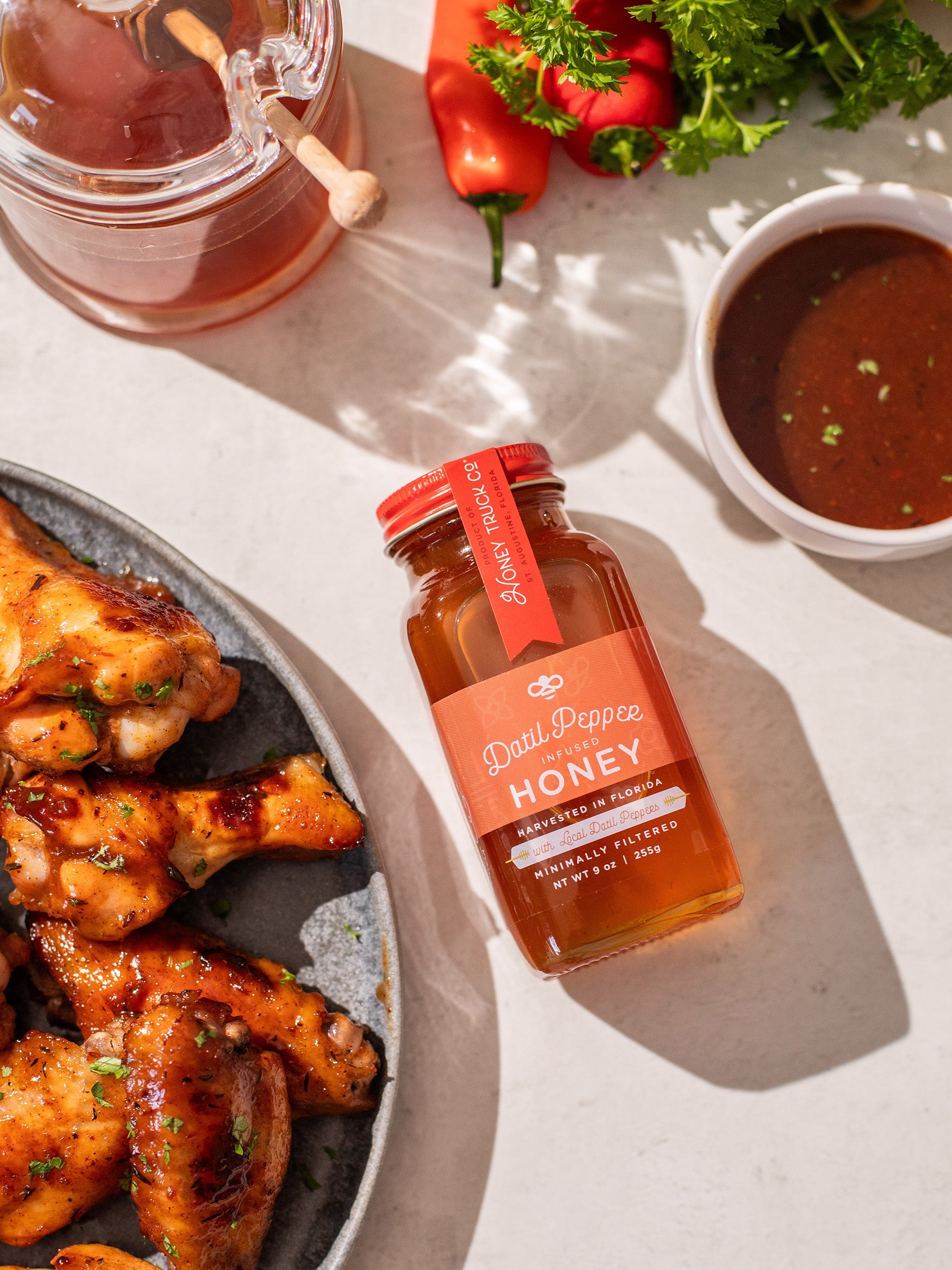 Raw Honey: Datil Pepper Infused from Florida