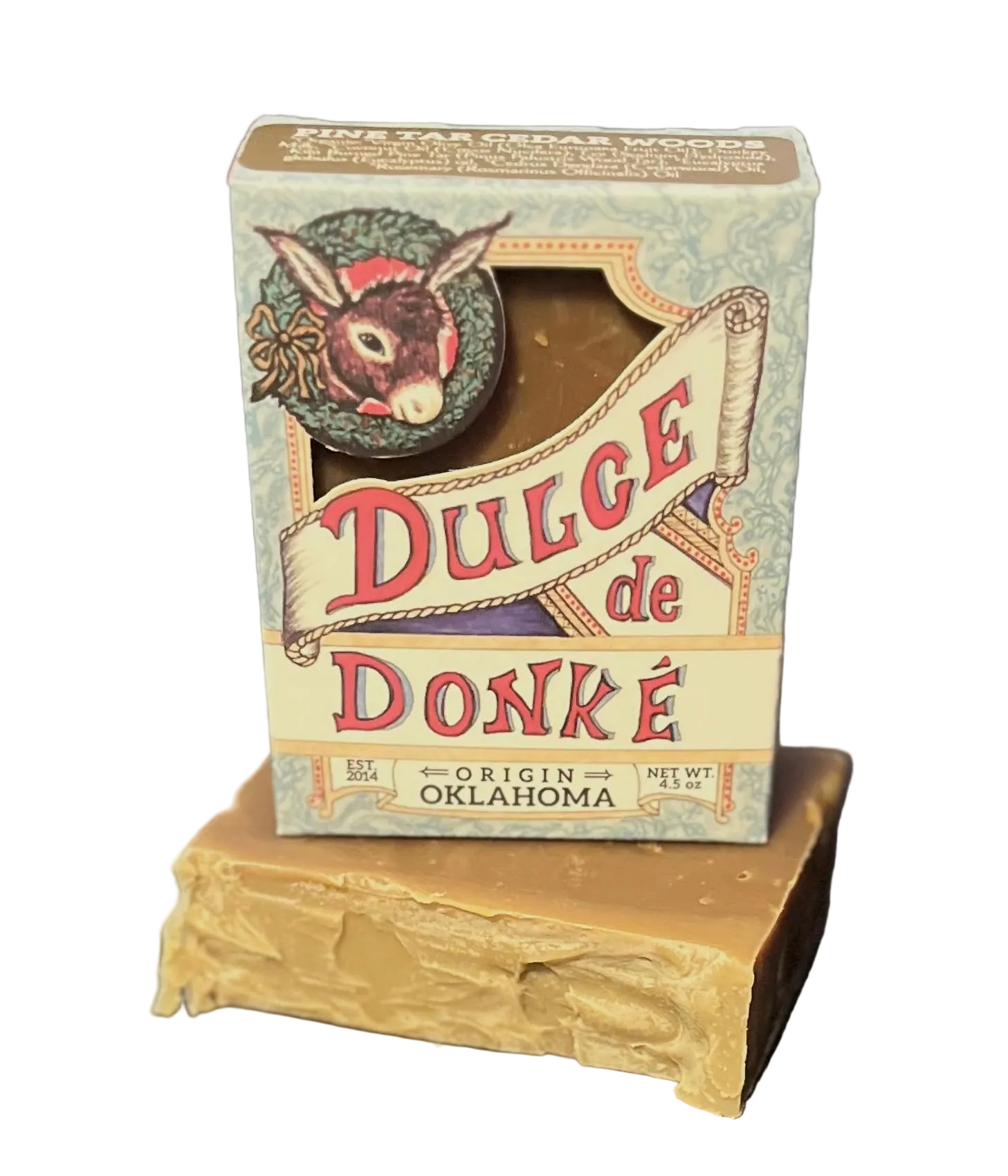 IN STOCK NOW: Pine Tar Cedar Woods Donkey Milk Soap 4.5 oz