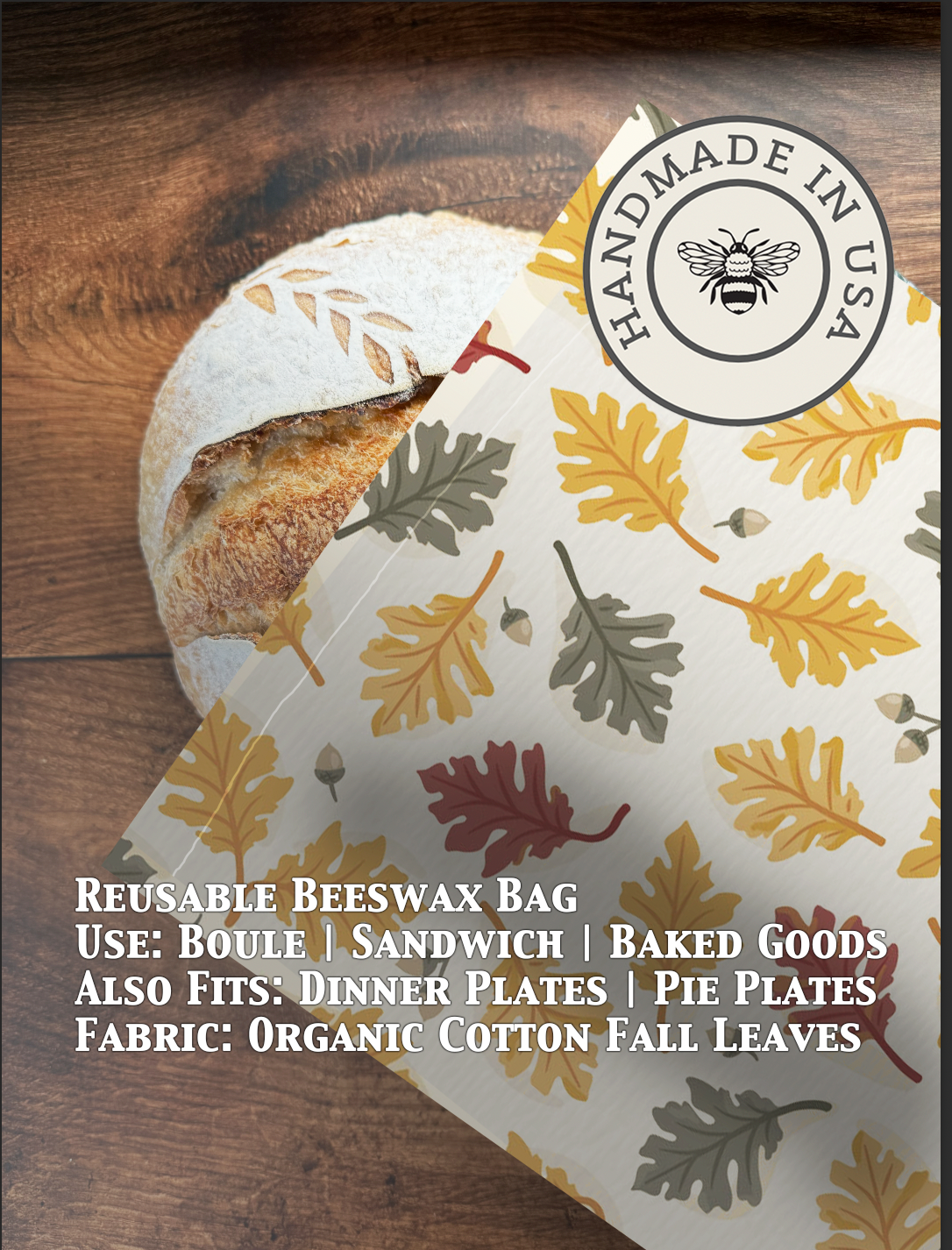 Handmade Bread Bag | Beeswaxed