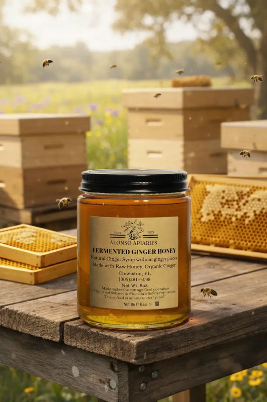 Fermented Ginger Honey