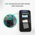 Load image into Gallery viewer, Ultra Armor ConcealShield Cell Phone Faraday Travel Bag – EMF + RFID Blocking Privacy Pouch
