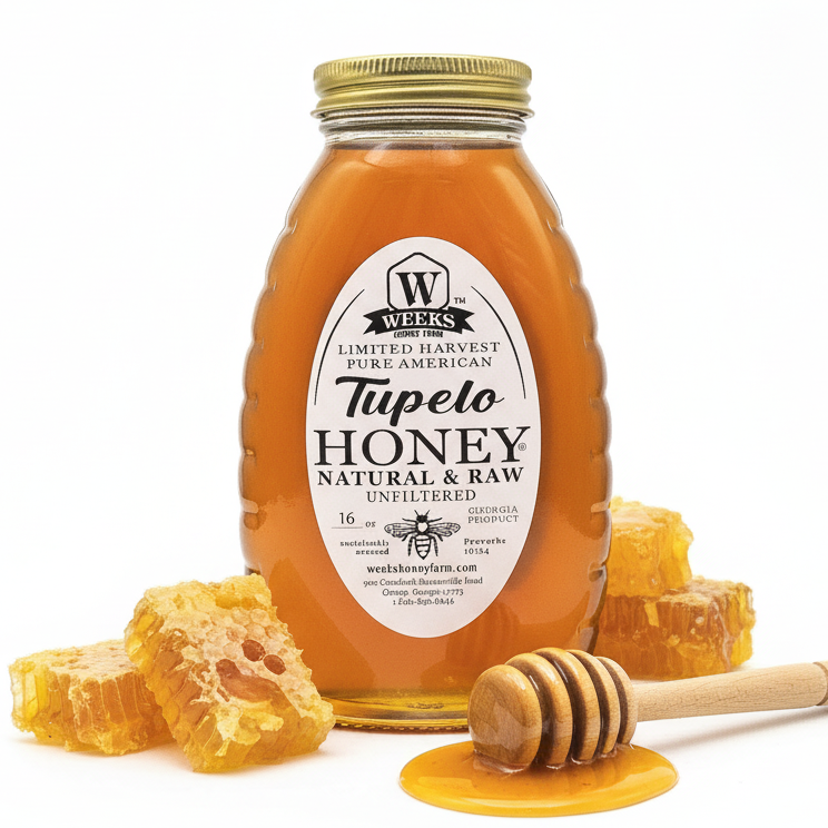 Raw Georgia Tupelo Honey — Buttery & Smooth