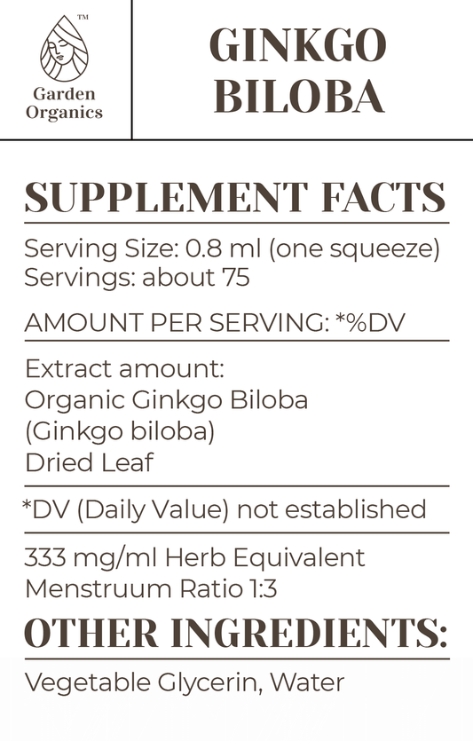 Ginkgo Biloba Tincture