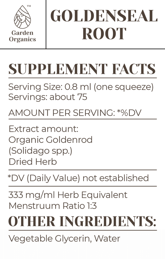 Goldenseal Root Tincture