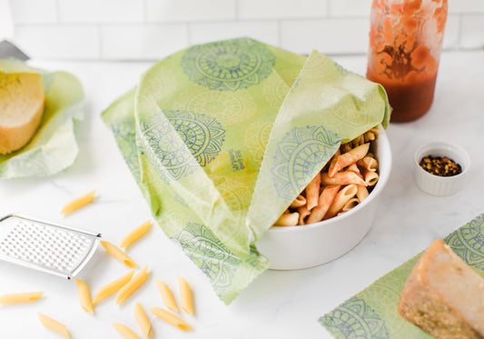 Green Mandalas Beeswax Wrap Collection