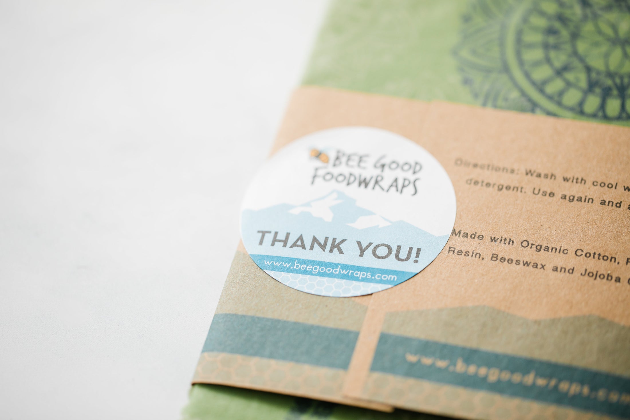 Green Mandalas Beeswax Wrap Collection