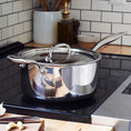 Load image into Gallery viewer, Titanium Series 4 Quart Saucepan with Lid
