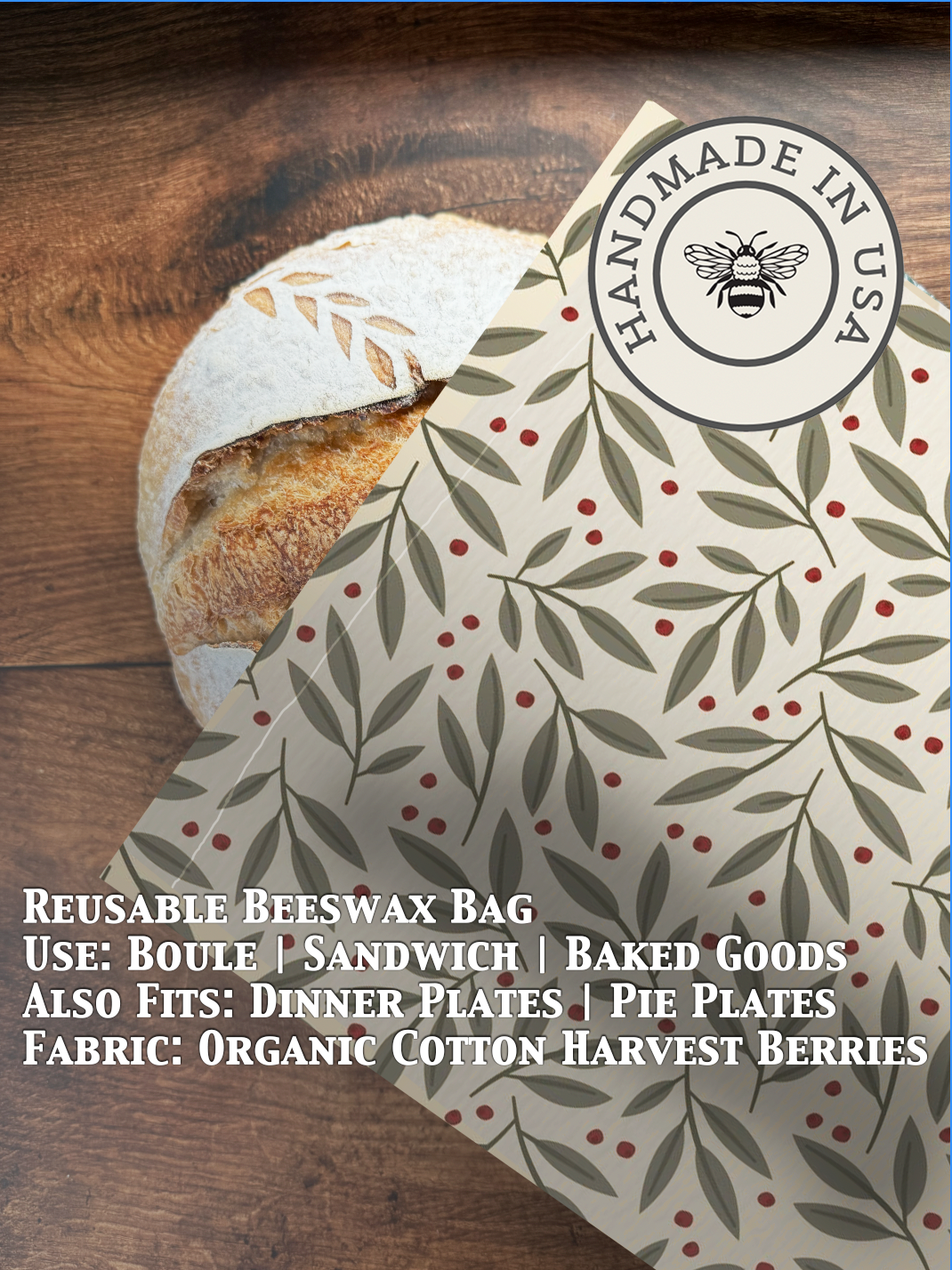 Handmade Bread Bag | Beeswaxed
