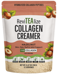 Cargar la imagen en la vista de la galería, Collagen Creamer for Coffee - Grass Fed Collagen Peptides Powder with MCT Oil for Hair, Skin, Nails & Joint Support - Hazelnut
