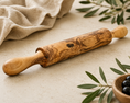 Cargar la imagen en la vista de la galería, Olive Wood Rolling Pin With Handles
