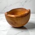 Cargar la imagen en la vista de la galería, Rustic Live Edge Olive Wood Snack Bowl
