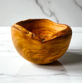 Cargar la imagen en la vista de la galería, Rustic Live Edge Olive Wood Snack Bowl
