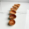 Cargar la imagen en la vista de la galería, Olive Wood Nesting Bowl Set of 6pcs
