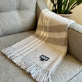 Load image into Gallery viewer, Royal Baby Alpaca Wool Checkered Throw Blanket
