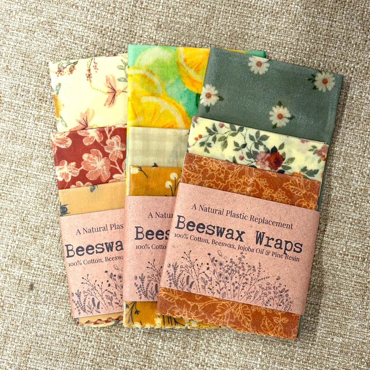 Beeswax Wrap - 3 Pack