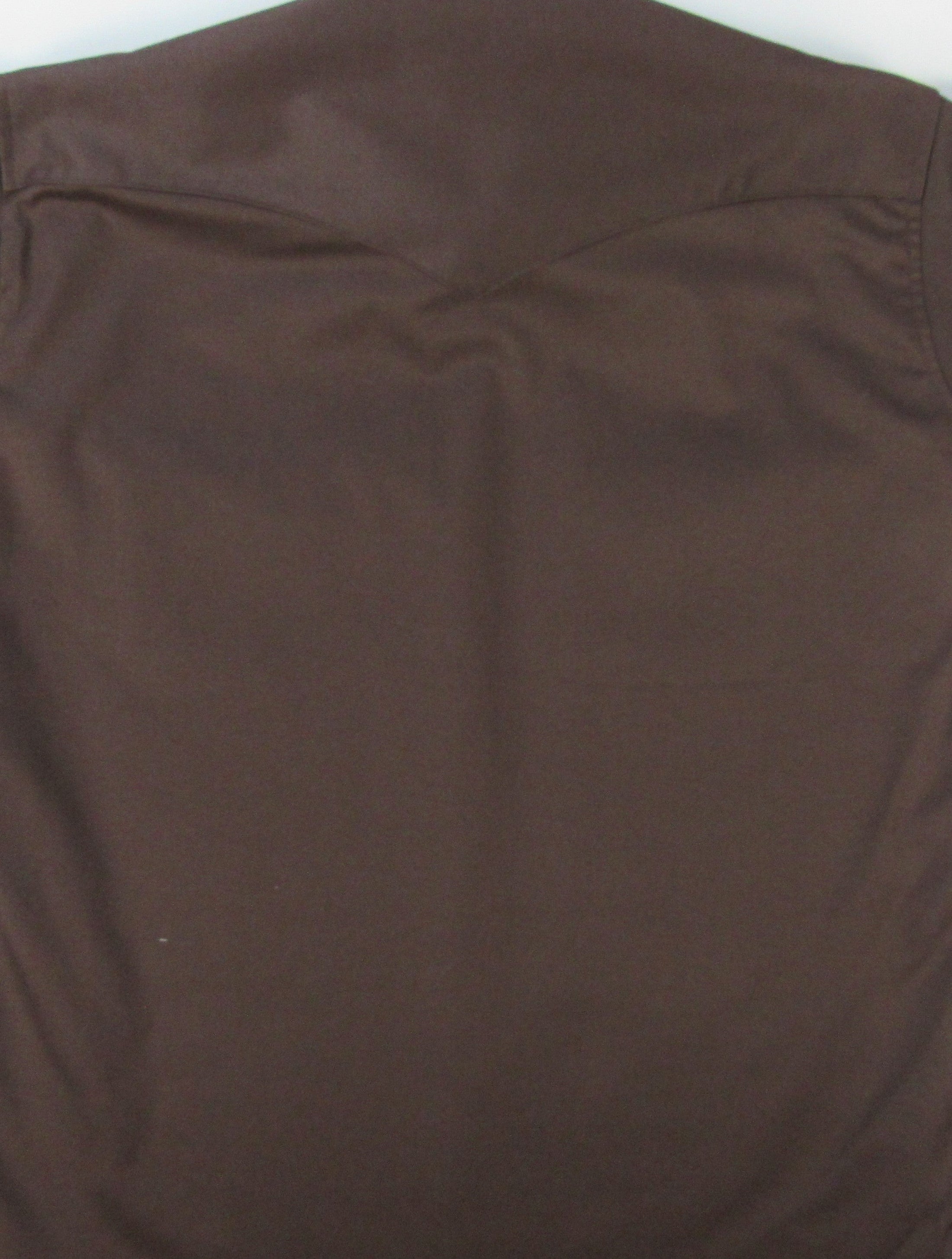 Flying R Ranchwear - Prairie Twill Solid - Chocolate Brown - Long Sleeve - Snaps - Classic Fit