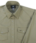 Cargar la imagen en la vista de la galería, Flying R Ranchwear - Prairie Twill Solid - Khaki - Long Sleeve - Snaps - Classic Fit
